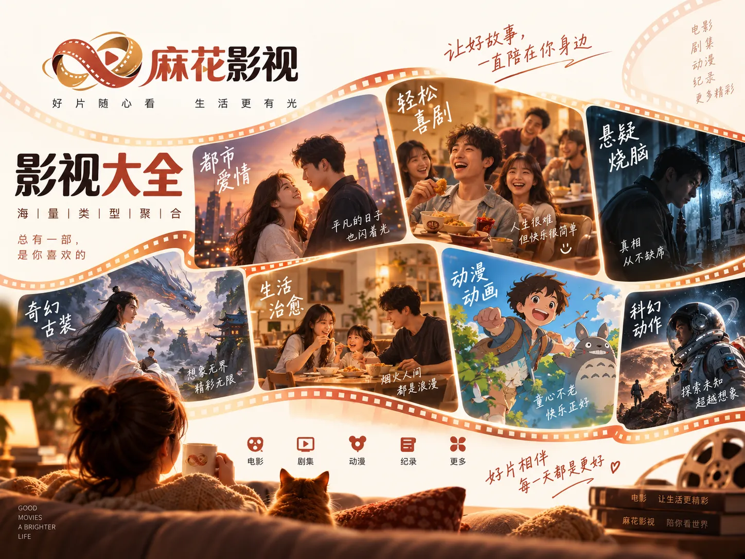 轻喜剧题材主题图片